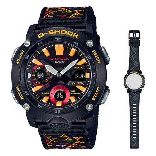 Японские наручные часы Casio G-SHOCK GA-2000BT-1AER с хронографом в COLINS