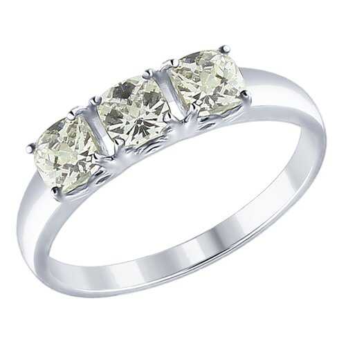 Кольцо женское SOKOLOV из серебра со Swarovski Zirconia 89010063 р.18.5 в COLINS