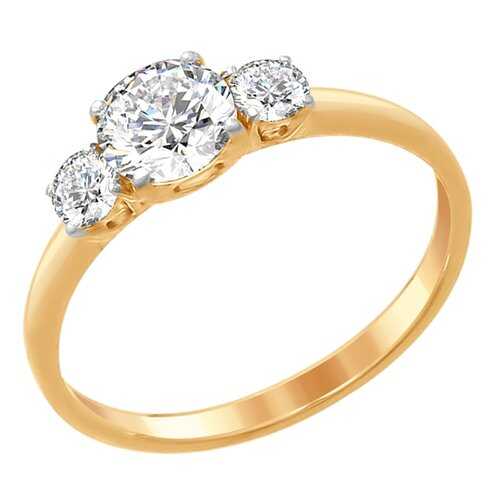 Кольцо женское SOKOLOV из серебра со Swarovski Zirconia 89010079 р.17 в COLINS