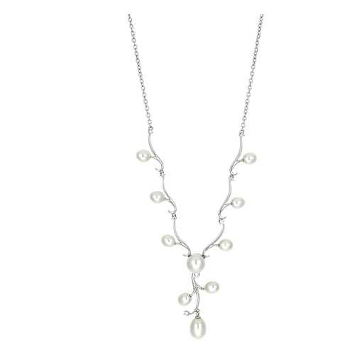 Колье женское серебряное MIROLLA CAA018TL с жемчугом/цирконием в COLINS