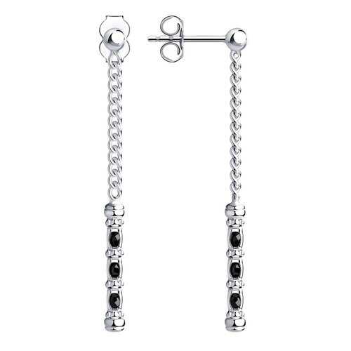 Серьги SOKOLOV из серебра с фианитами 94024516 в COLINS
