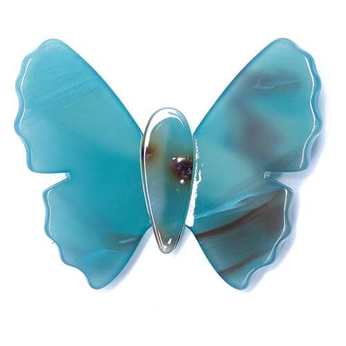 Брошь Laguna MARIPOSA LF-49865 бирюзовая в COLINS