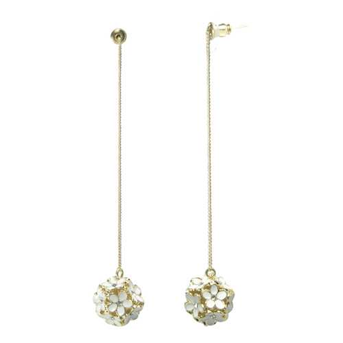 Серьги Corona style B005E1109312K002-WHITE в COLINS