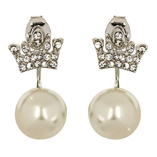 Серьги женские ViviTrend Корона 57620 разноцветные в COLINS