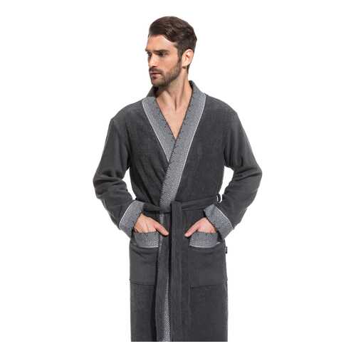 Домашний халат мужской Peche Monnaie Idealiste серый L в COLINS