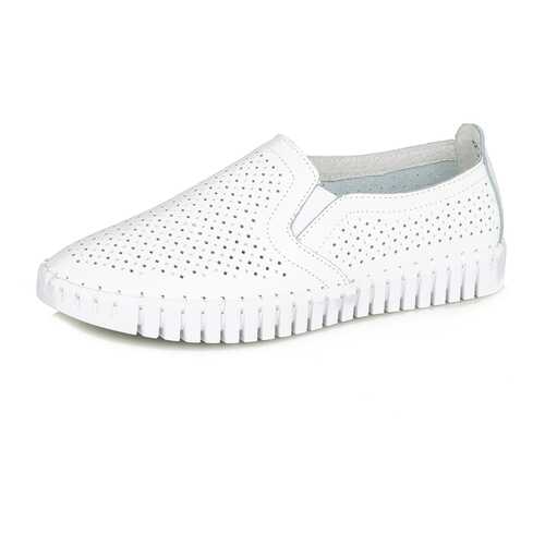 Слипоны женские Alessio Nesca DS20SS-5 белые 41 RU в COLINS