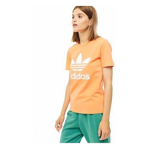 Футболка женская adidas Originals FM3 оранжевая 38 DE в COLINS