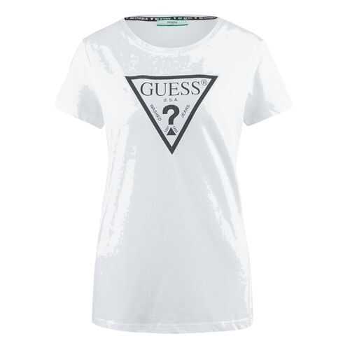 Футболка женская Guess W0YI13-R5JK1 белая S в COLINS